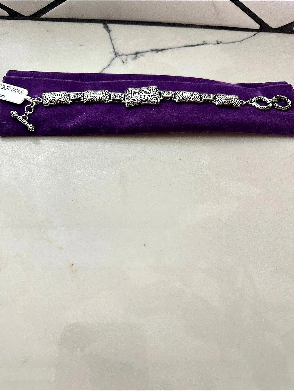Silver Bracelet 7.5 Inches